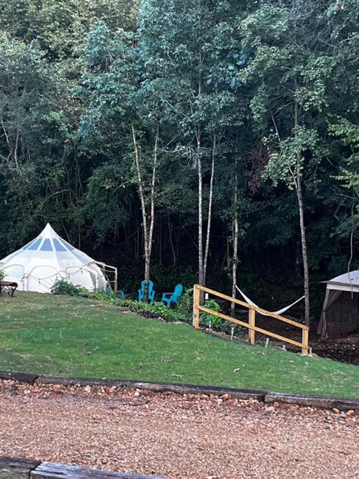 The Pisces-A Stargazing, Luxury Glamping Tent Rogersville Esterno foto